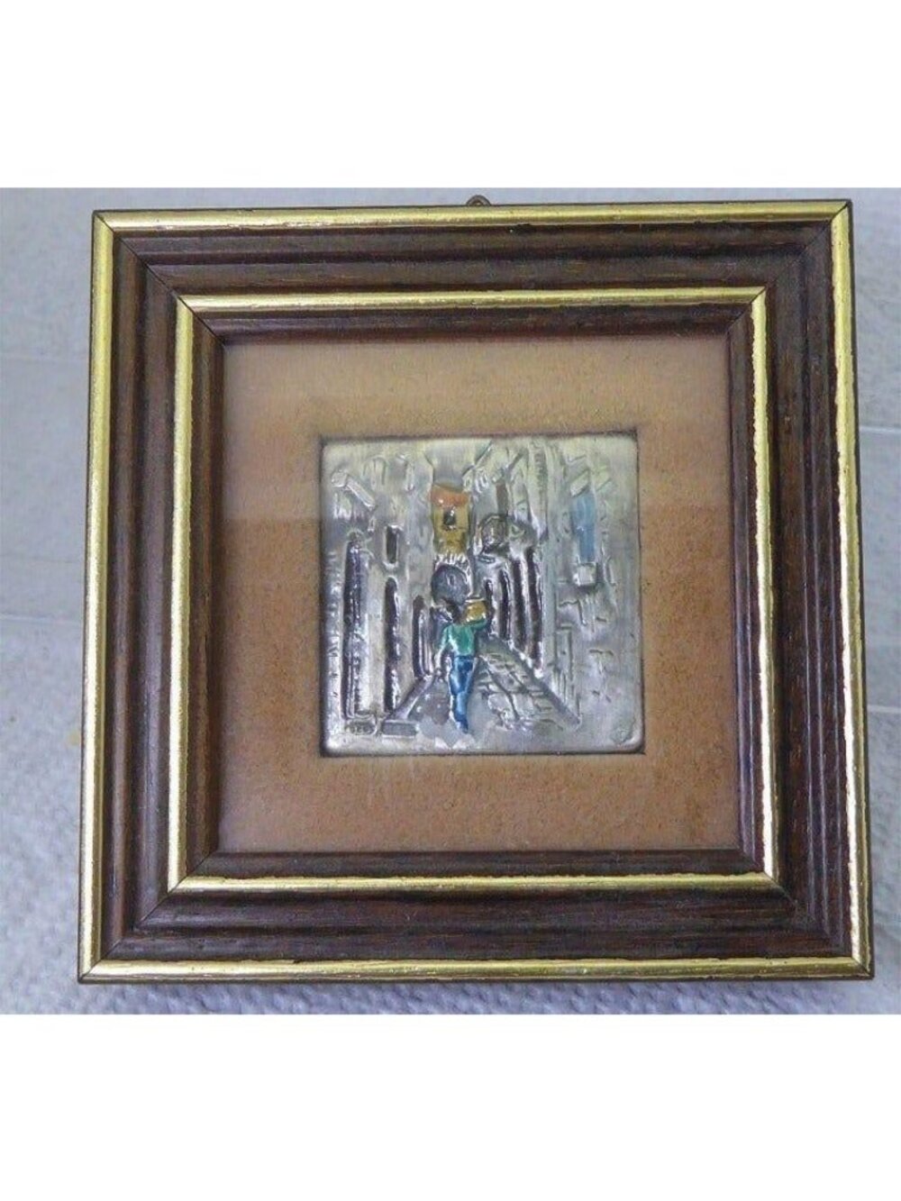 Vintage Bernini & Livi Florence 925 Silver Relief Art | Signed 336 FI Italy 3"